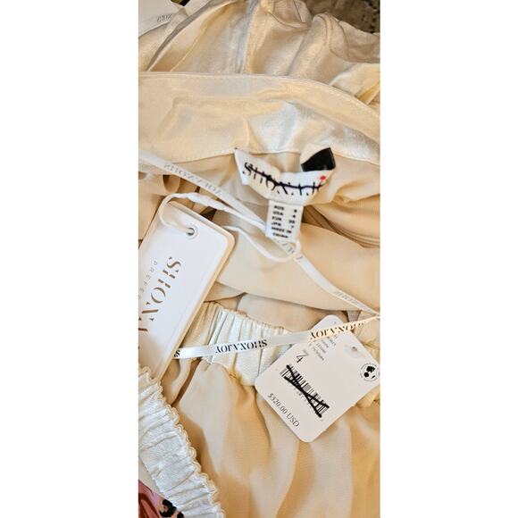 New Free People x Shona Joy Milo Ruched Halter Midi Dress $320 SIZE 4 Ivory - Picture 7 of 7